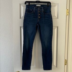 Madewell Dark Blue Skinny Jeans